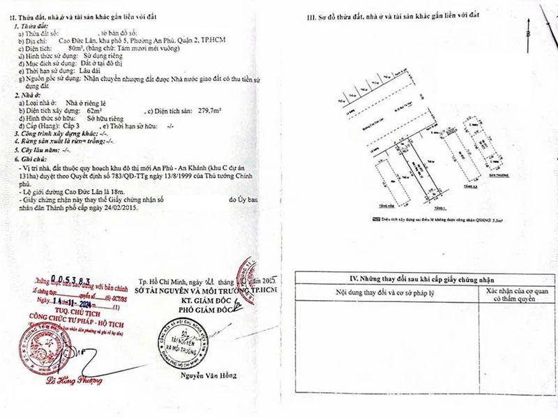 Bán nhà cao đức lân, ngang 8m hiếm, 1 hầm + 3 tầng + sân thượng, giá 55 tỷ