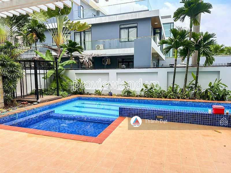 Bán biệt thự 2 mặt tiền nguyễn văn hưởng, gần sông sg, 630m2 đất, 3 tầng, 6pn