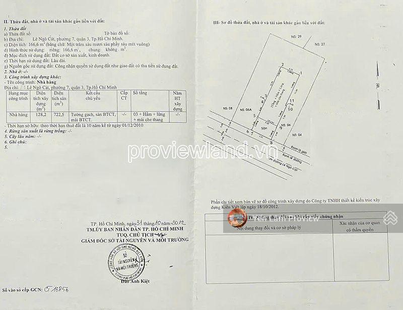 Bán tòa nhà lê ngô cát, hầm 4 tầng, dt 166m2, đang cho thuê 200 tr/th