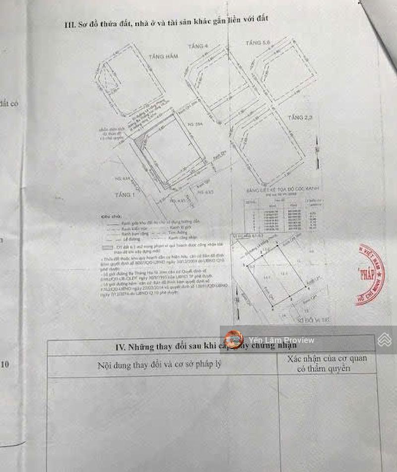 Bán tòa nhà đường 3/2, quận 10, 84,9m2, hầm 6 tầng, giá 85 tỷ