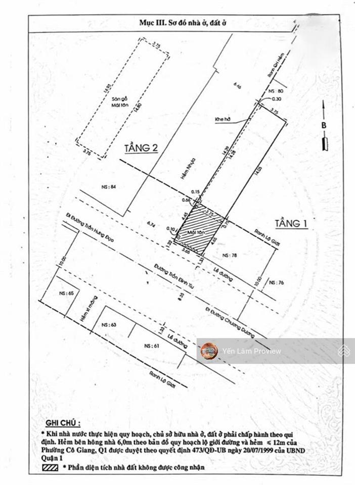 Bán nhà mặt tiền trần đình xu q1, 177.3m², hđt 146 triệu/th, giá 115 tỷ