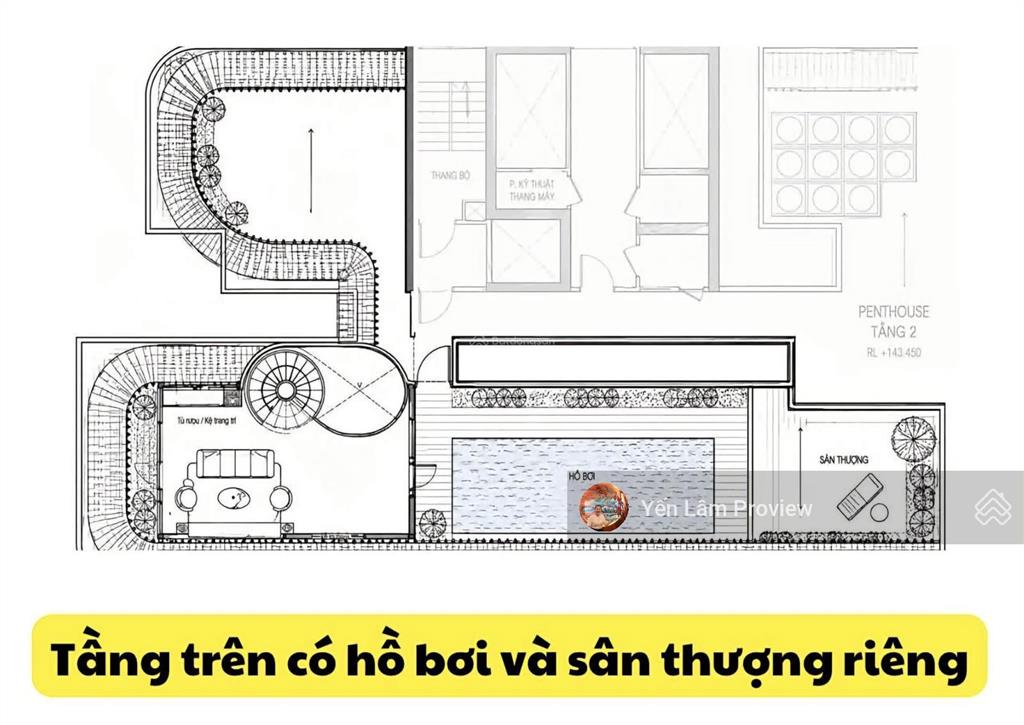 Penthouse palm river q2, hồ bơi sân vườn riêng thông tầng, dt 400m2, thanh toán giãn