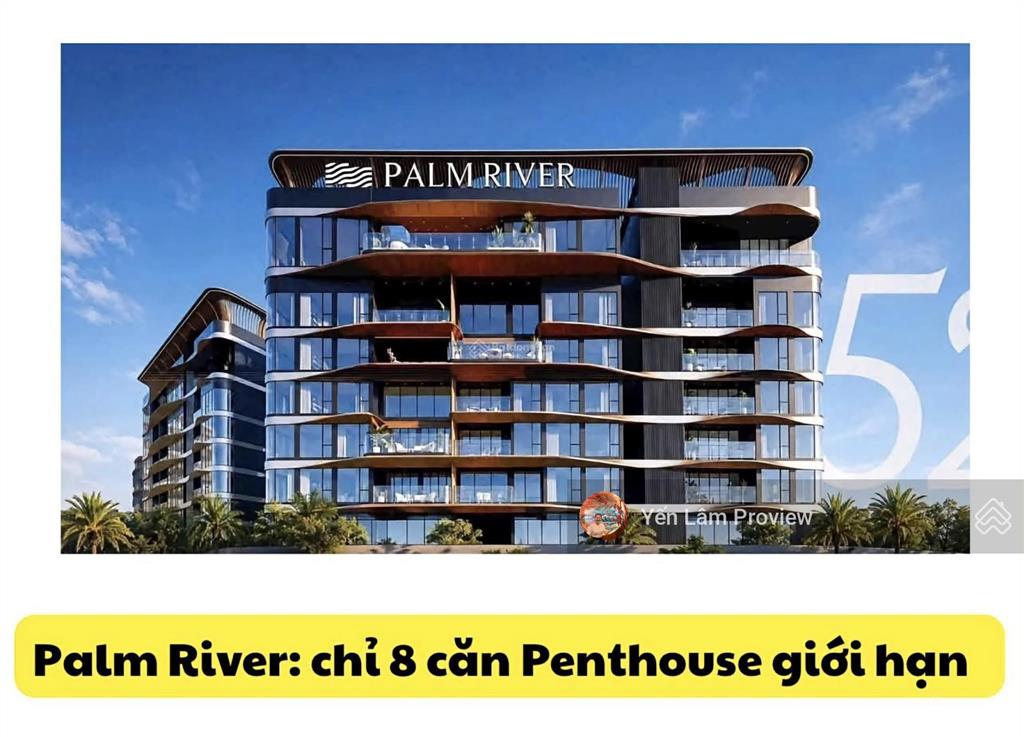 Penthouse palm river q2, hồ bơi sân vườn riêng thông tầng, dt 400m2, thanh toán giãn