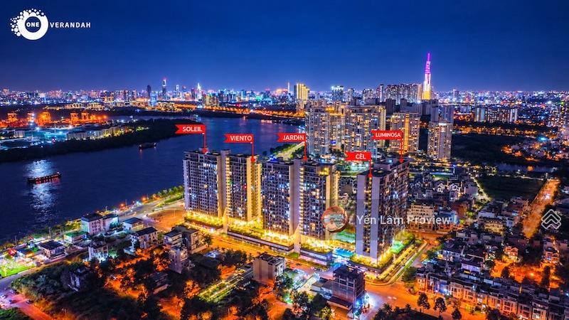 Bán penthouse one verandah, 4pn, 218m2, sổ hồng, nhà thô 27 tỷ