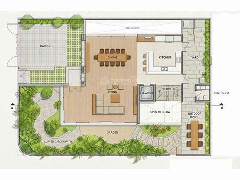 Bán biệt thự fideco thảo điền, 508m² ven sông, hầm + 3 tầng 240 tỷ
