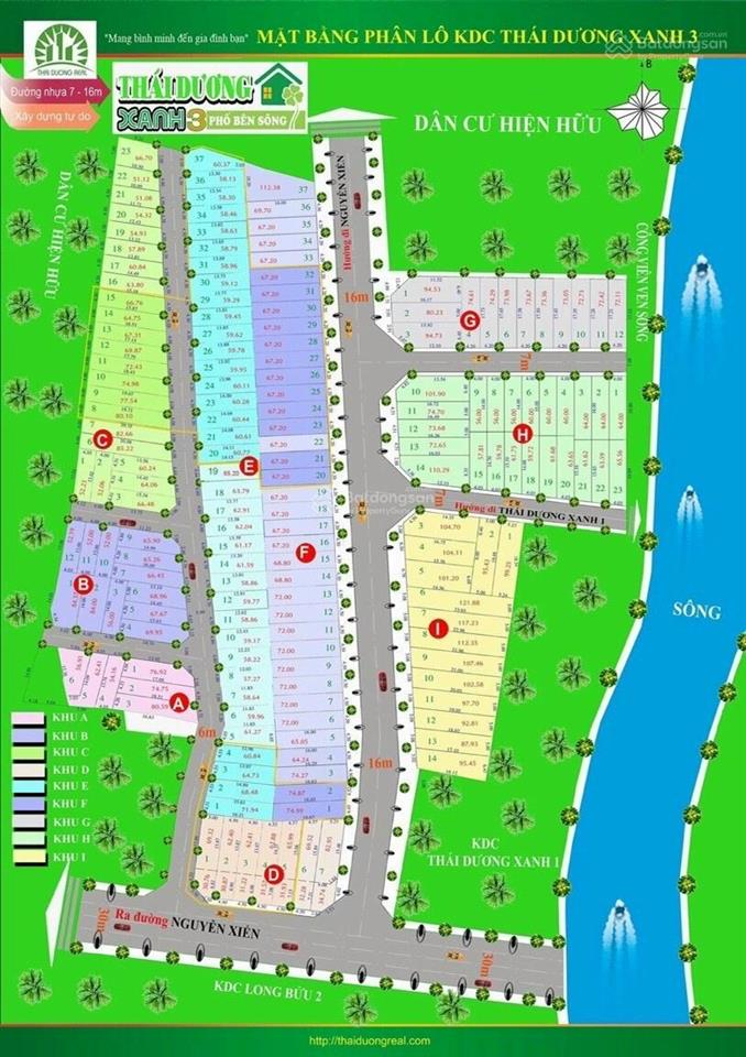 Chính chủ bán đất nền 63,8m2 tại đường số 6, long bình, thủ đức, hcm giá 3,7 tỷ /lô