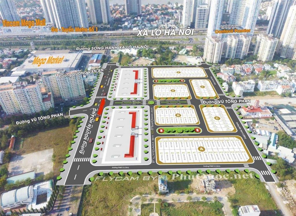 Cho thuê tòa nhà đôi an phú new city 14x20, 1t, 3l giá 150 hoàn thiện trống suốt đang trống