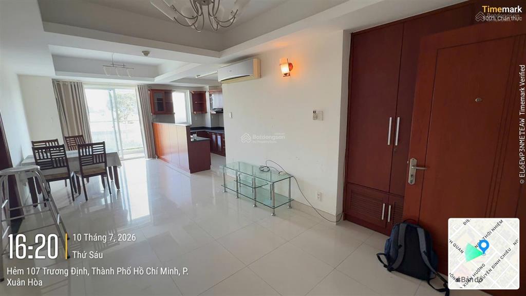 Cho thuê căn hộ 107 trương định, phường xuân hòa, tp.hcm (quận 3 cũ 20 triệu)