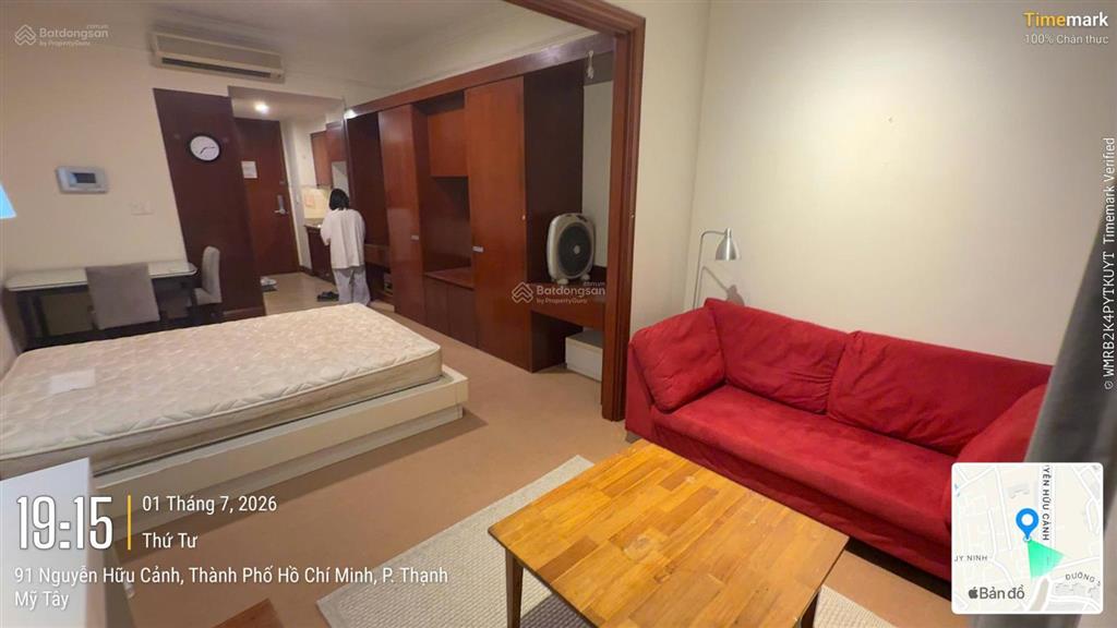 Cho thuê căn hộ studio the manor nhà đẹp, giá chỉ 13 triệu/tháng