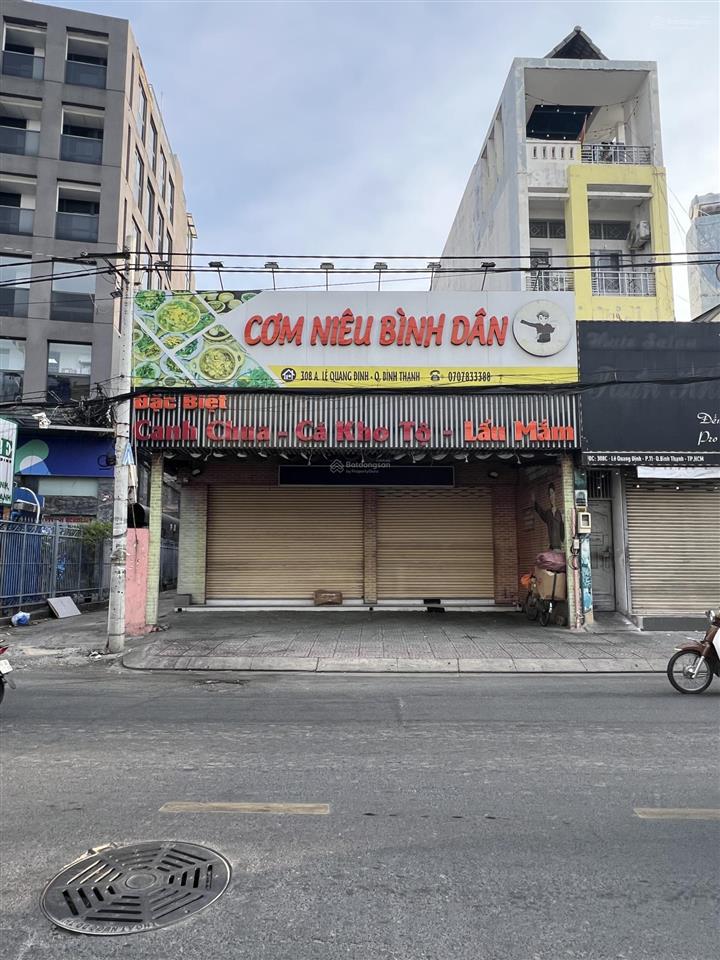 Chuyển nhượng tài sản góc 2 mặt tiền kinh doanh sầm uất 308a lê quang định  bình thạnh!!!