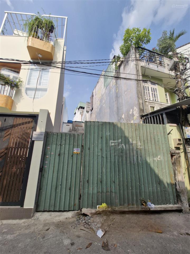 Bán lô đất hẻm xe hơi dương quảng hàm, phường 6, gò vấp, dt 58m2