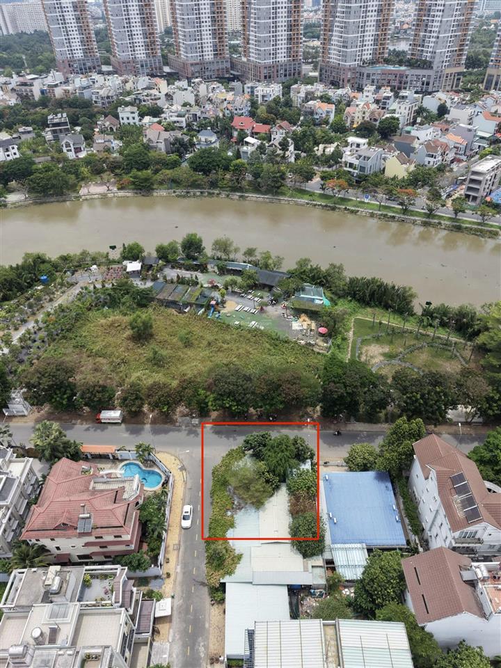 Lô đất 2mt trần quý kiên view sông công viên 16.5x25m siêu hiếm thích hợp xây villa