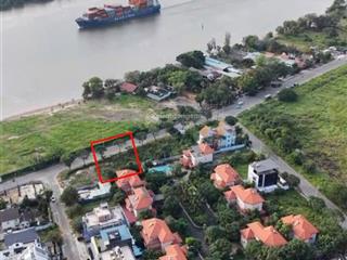 Bán đất xây villa mt trần quý kiên 15x22m view sông trực diện. giá 230 tr/m2