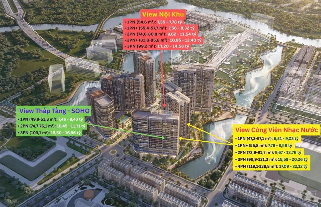 Hàng hot căn hộ 4pn, chỉ hơn 15 tỷ toà b1, masteri cosmo central, the global city