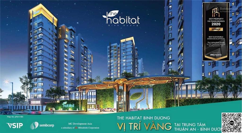 Tôi cần tiền, cần bán gấp căn hộ 2pn, diện tích 83.6 m2  the habitat giá chỉ 3 tỷ 55