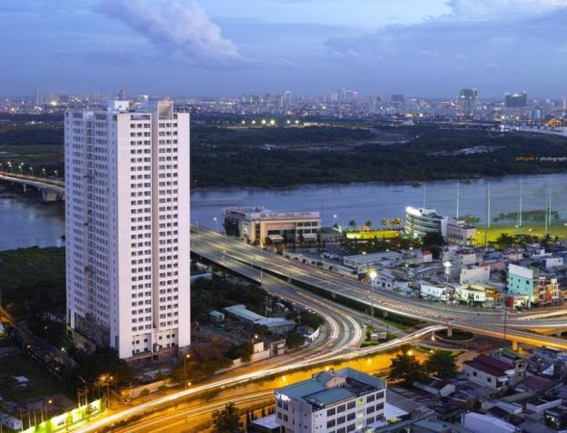 Cho thuê ch riverside 90, kế saigon pearl, 2pn, 14tr/th, view sông   0906 910 *** mrs phương