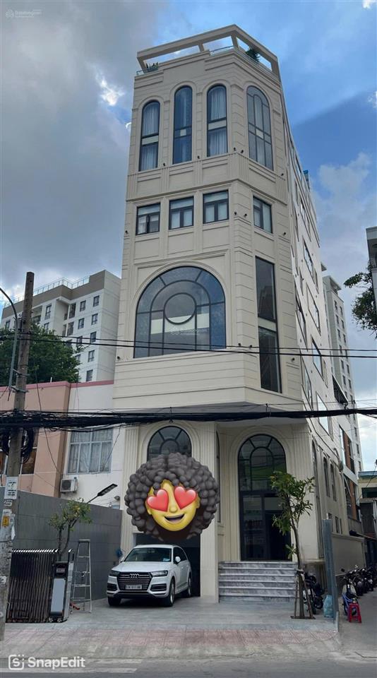 Cao ốc văn phòng 2 mặt tiền lê quang định 8 x 25m hầm 9 lầu sân thượng đang cho thuê 200tr/tháng