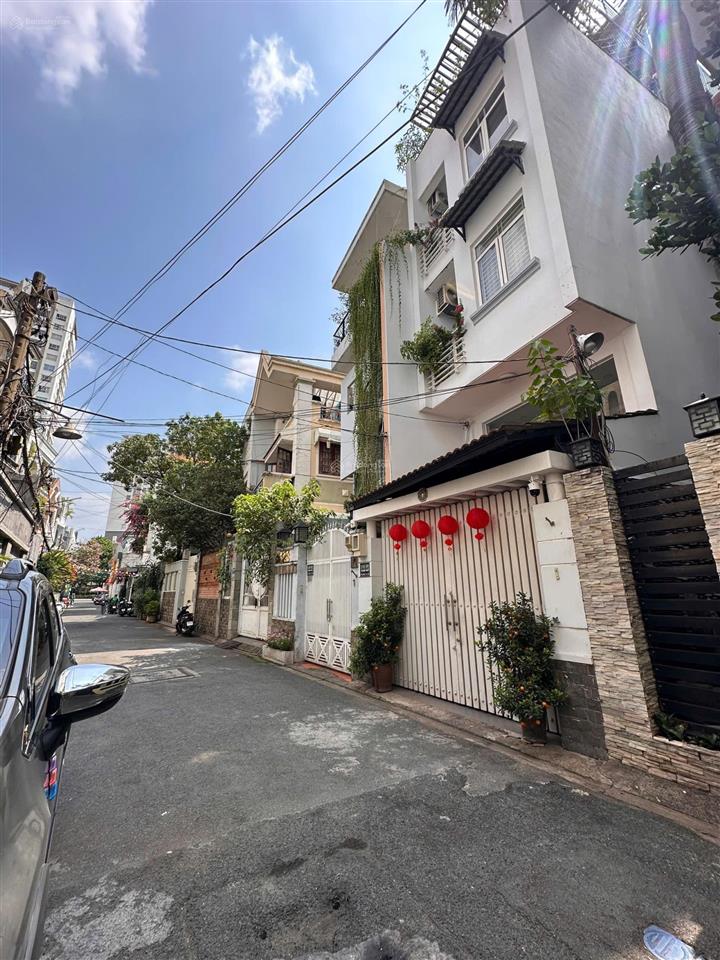 Biệt thự khu bảo vệ 24/7 phổ quang 274m2 đất 13x22m 4 lầu sang xịn