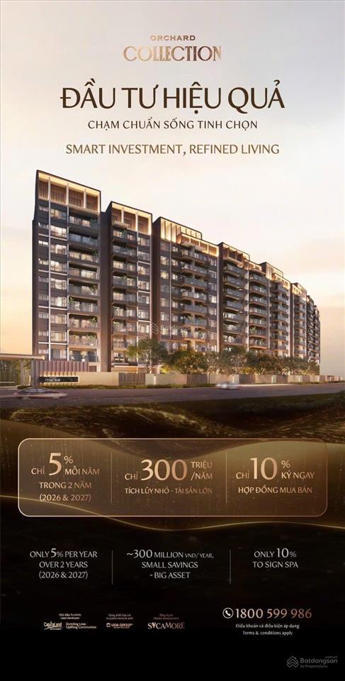 Orchard collection năm 2026 chỉ thanh toán 300 triệu, quý 4/2028 nhận nhà.  0932 859 ***