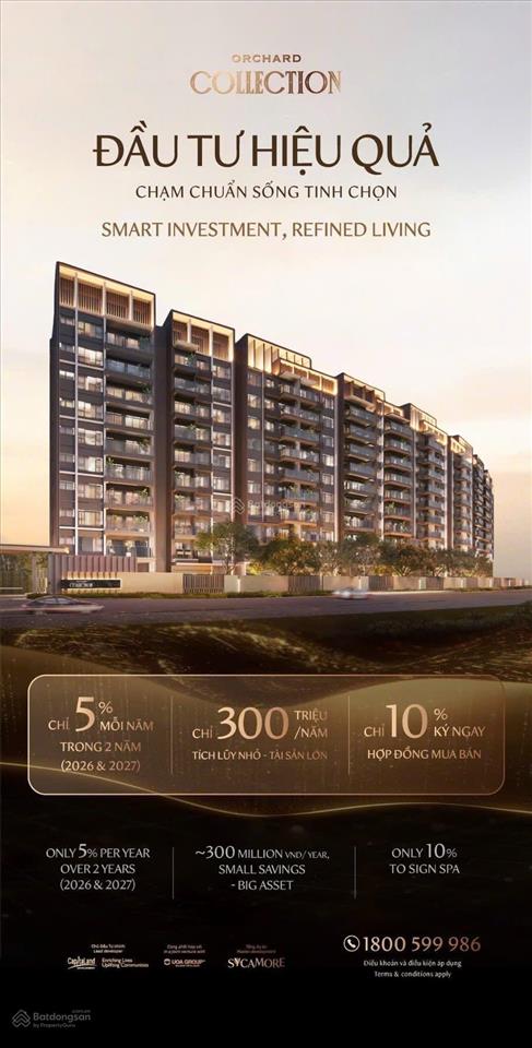 Orchard collection năm 2026 chỉ thanh toán 300 triệu, quý 4/2028 nhận nhà.  0932 859 ***