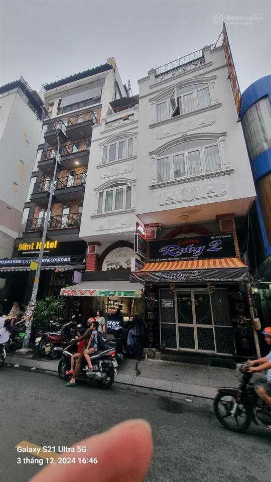 Bán k/s 16  18 bùi viện  đỗ quang đẩu, quận 1, dt 7,8 x 18m, 6 tầng hđ thuê 190tr/th, giá 8x tỷ