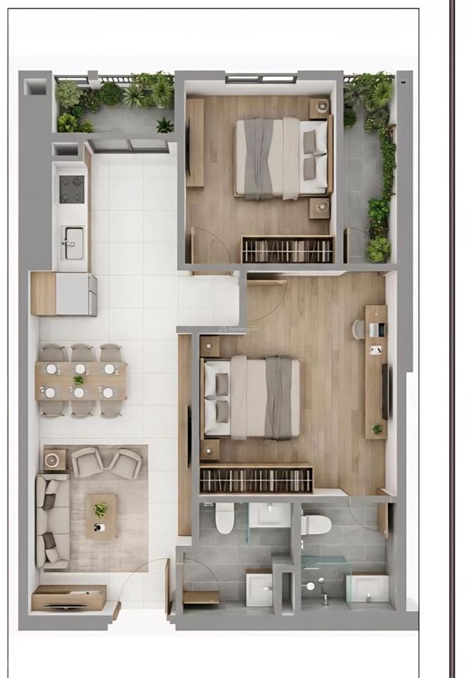 Cc bán ch 104ct1 mt đường tố hữu đối diện kđt dương nội dt 68,2m2 giá 2,68 tỷ (85%)  0901 369 ***