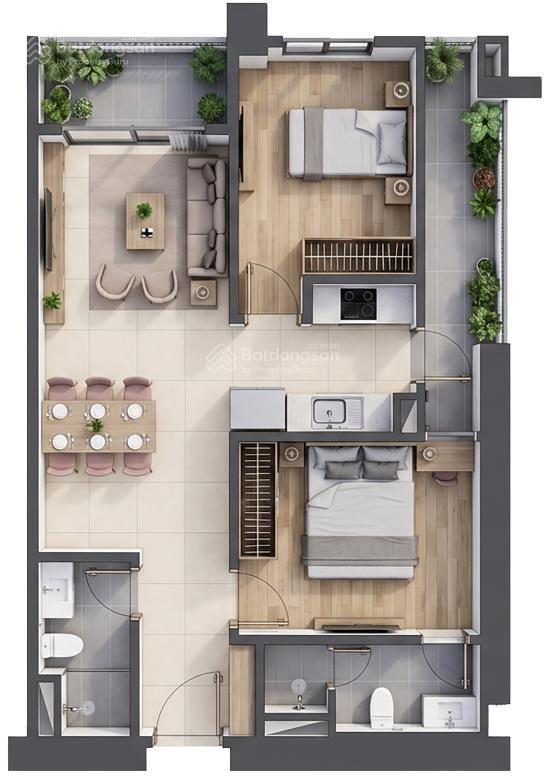 Cc bán ch 104ct1 mt đường tố hữu đối diện kđt dương nội dt 68,2m2 giá 2,68 tỷ (85%)  0901 369 ***
