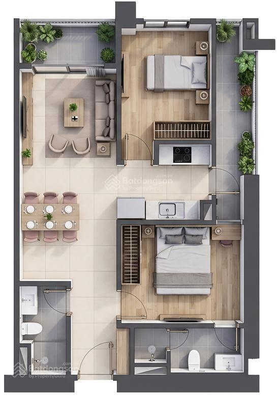 Cc bán ch cao cấp dự án usilk city ct1  104 dtch 62m2 tk 2pn, 2vc giá 2,95 tỷ,  0901 369 ***