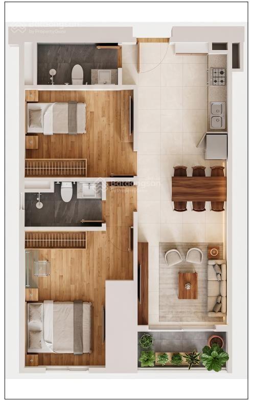 Cc bán ch cao cấp dự án usilk city ct1  104 dtch 62m2 tk 2pn, 2vc giá 2,95 tỷ,  0901 369 ***