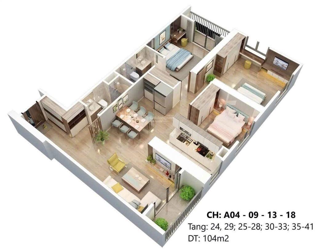 Cc bán chcc 3pn mt tố hữu hà đông dt 104,6m2 căn góc cực kỳ đẹp 2bc, giá 4,393 tỷ  0901 369 ***