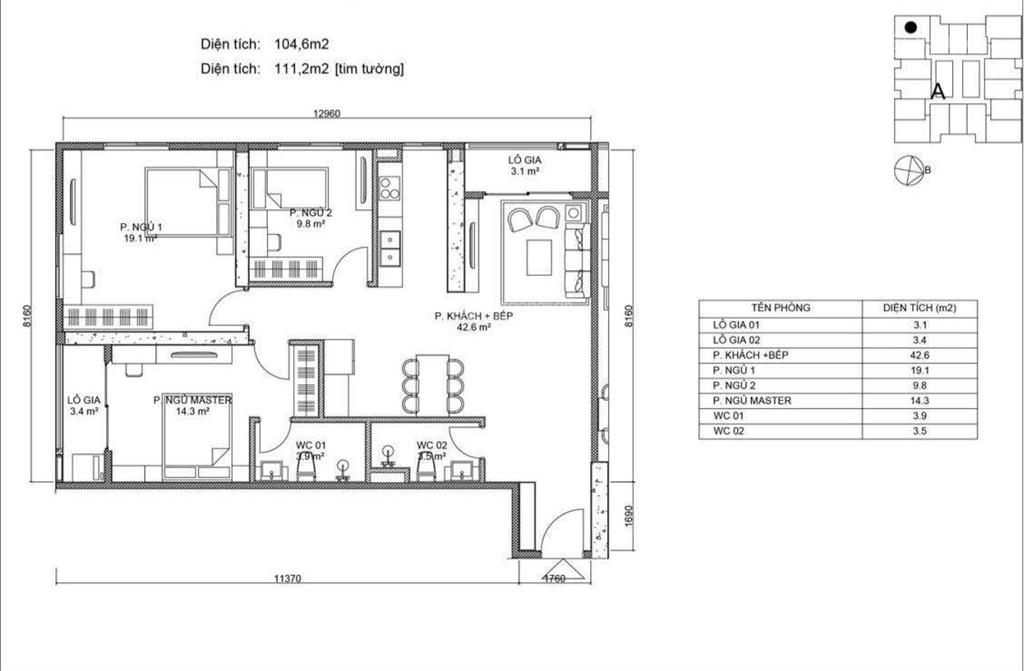 Bán ch tm mt tố hữu hà đông dt 136m2 căn góc 4pn q2/2027 bàn giao giá 38,6tr/m2  0901 369 ***(24/7)