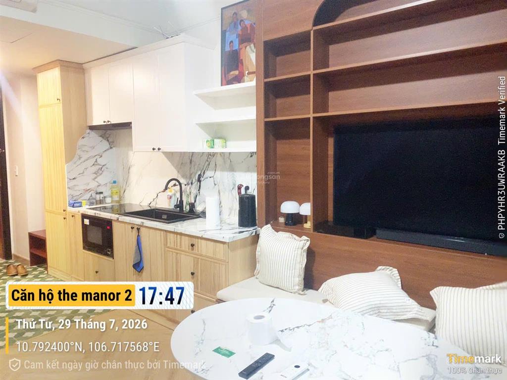 Cho thuê cc 1pn, 1vs tại the manor  tp. hồ chí minh, giá cực chất 16,5 triệu, 36m2