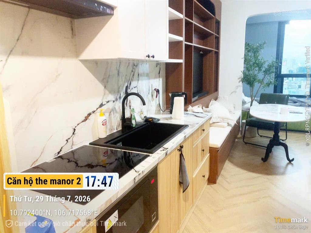 Cho thuê cc 1pn, 1vs tại the manor  tp. hồ chí minh, giá cực chất 16,5 triệu, 36m2