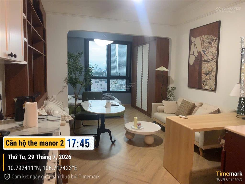 Cho thuê cc 1pn, 1vs tại the manor  tp. hồ chí minh, giá cực chất 16,5 triệu, 36m2