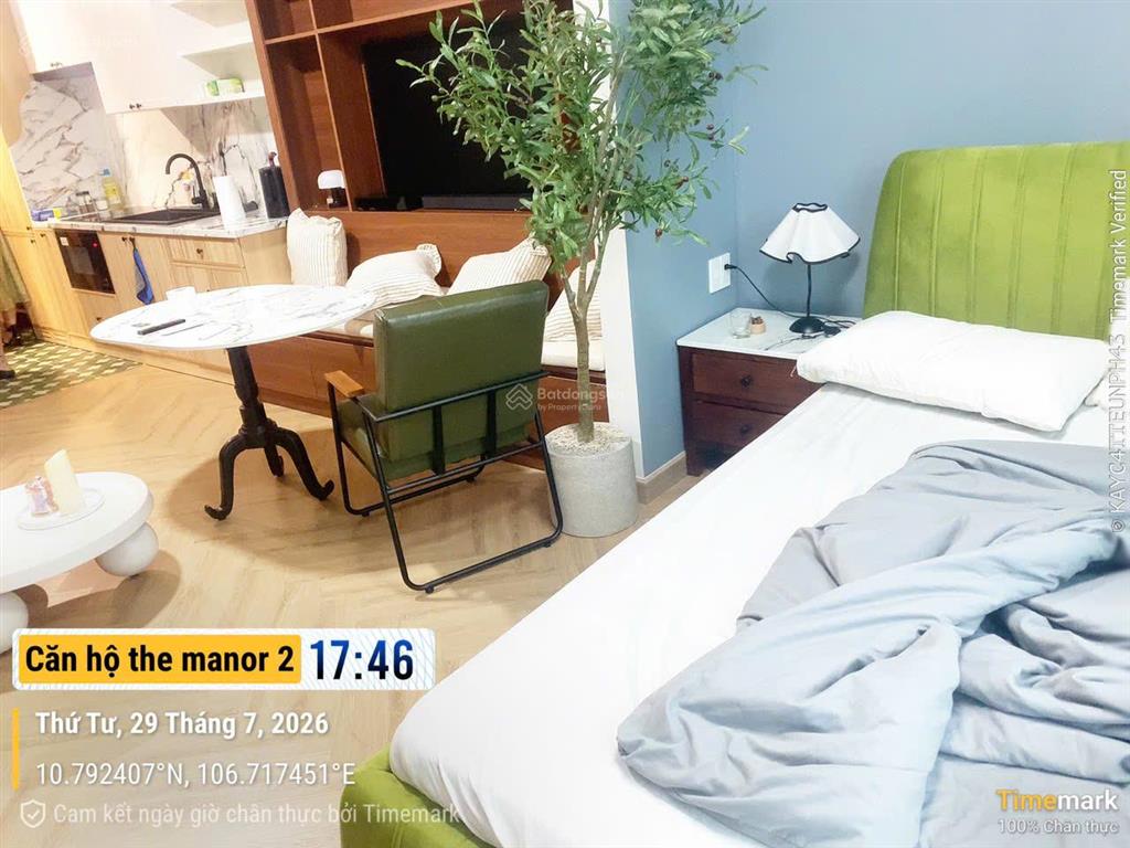 Cho thuê cc 1pn, 1vs tại the manor  tp. hồ chí minh, giá cực chất 16,5 triệu, 36m2