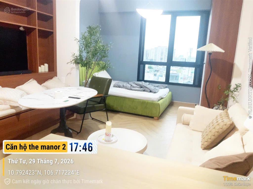 Cho thuê cc 1pn, 1vs tại the manor  tp. hồ chí minh, giá cực chất 16,5 triệu, 36m2