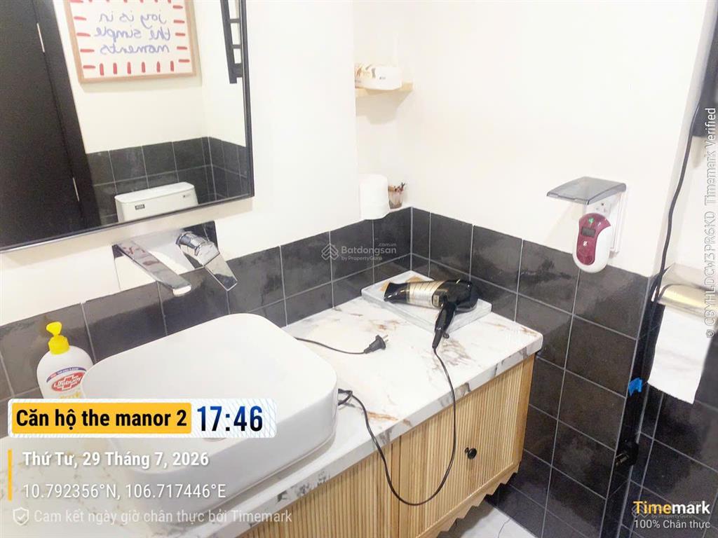 Cho thuê cc 1pn, 1vs tại the manor  tp. hồ chí minh, giá cực chất 16,5 triệu, 36m2