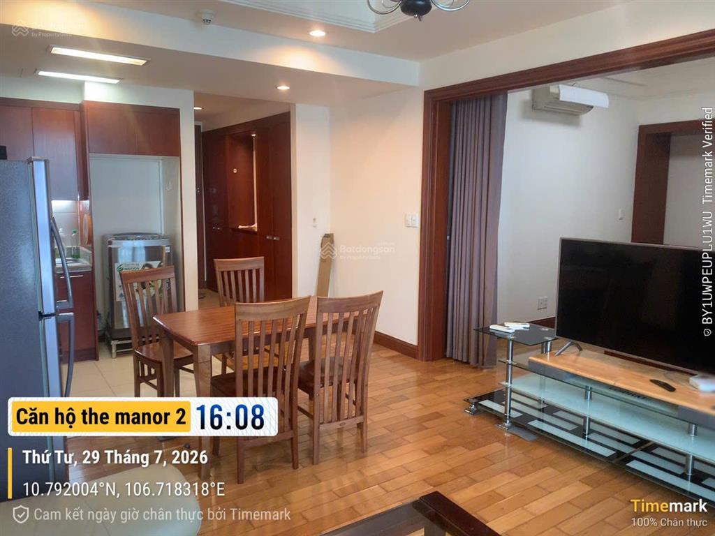 Cho thuê căn hộ 1pn, 51m2, 15,5 triệu/tháng tại the manor, nguyễn hữu cảnh, p22, bình thạnh