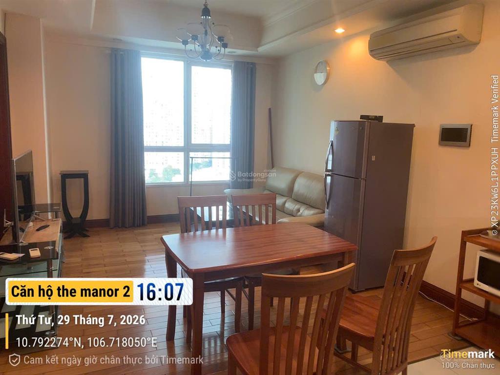 Cho thuê căn hộ 1pn, 51m2, 15,5 triệu/tháng tại the manor, nguyễn hữu cảnh, p22, bình thạnh