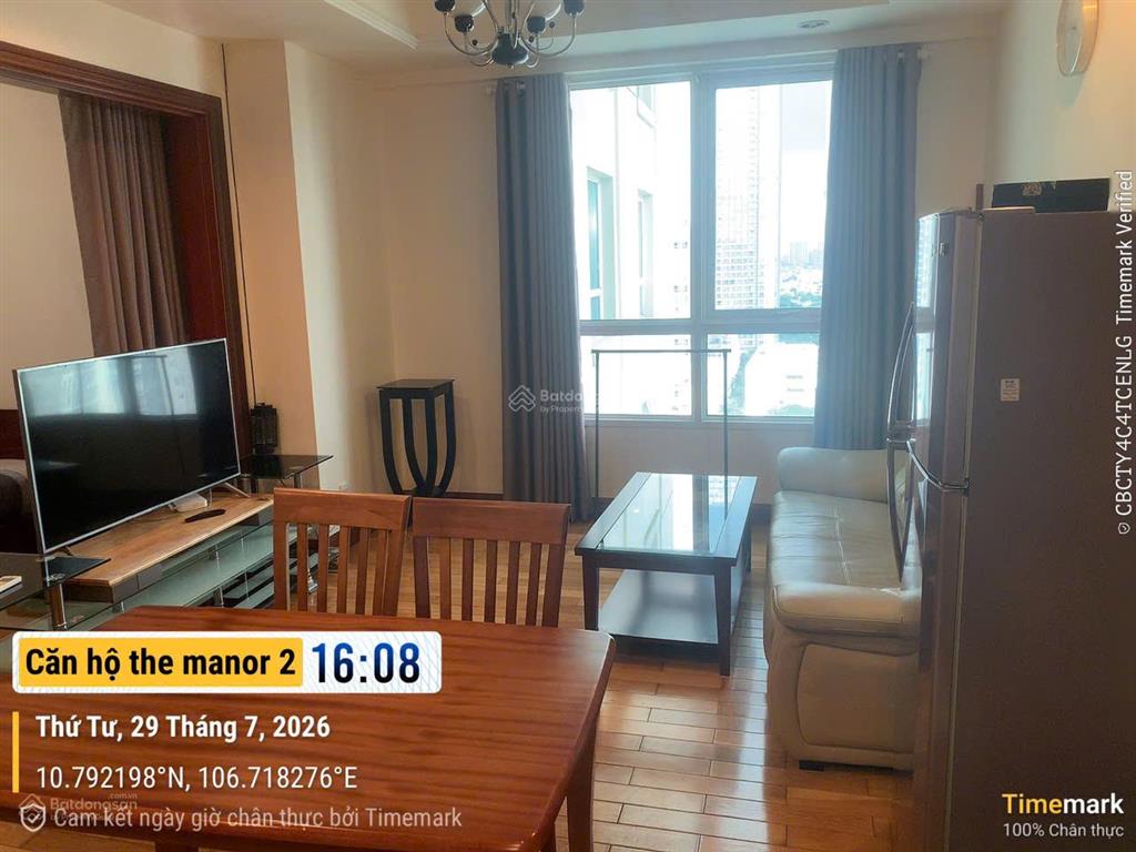 Cho thuê căn hộ 1pn, 51m2, 15,5 triệu/tháng tại the manor, nguyễn hữu cảnh, p22, bình thạnh
