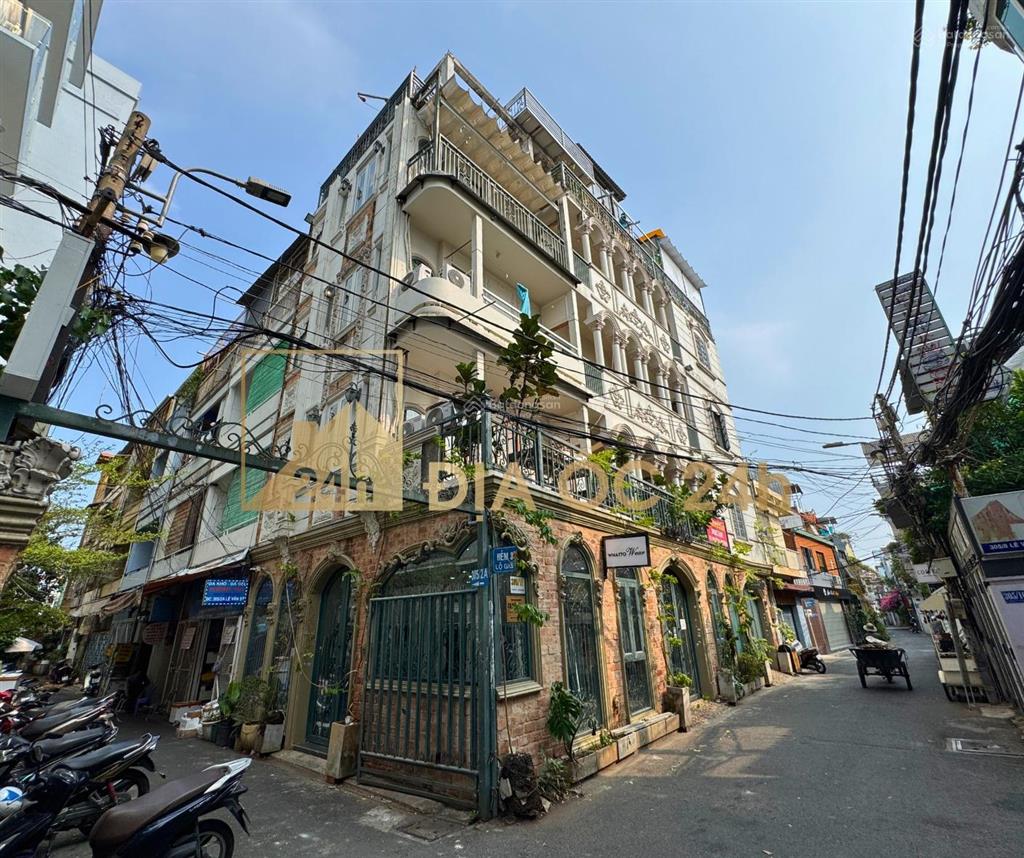 Tòa chdv góc 2mt hẻm xe hơi 8m lê văn sỹ ngang 16.5m dòng tiền 1.2 tỷ/năm giá 27.5 tỷ tl