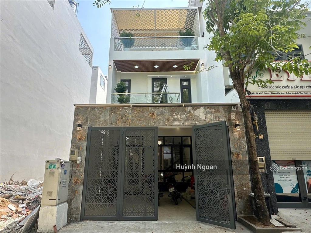 Bán nhà phố hiện đại green riverside huỳnh tấn phát, nhà bè giá rẻ 7tỷ600 dt 80m2.  0909 519 ***