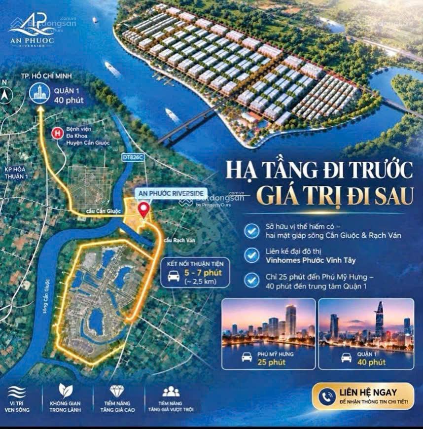 Bán đất nền sổ đỏ view sông dt 80m2 giá chỉ 2 tỷ 390 triệu. xây ngay tiện ích 5 sao.  0788 911 ***