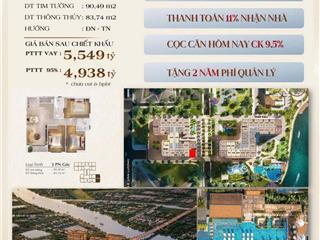 Căn hộ khải hoàn prime 3pn căn hộ tối ưu không gian, giá trị vượt mong đợi dành cho cả gia đình