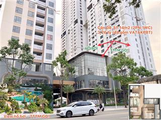 Hàng hiếm 2pn, 1wc 57.14m2 view hồ bơi, tttm go! chỉ 2.28 tỷ (70%) trả trước, nhận nhà 10  2026