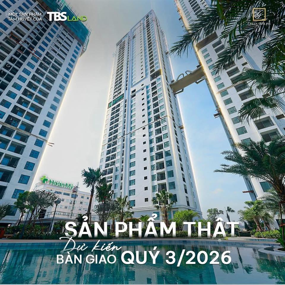2pn  1wc 52m2, view công viên  hồ bơi tòa t2 chỉ 2.14 tỷ (70%) nhận nhà tháng 10  2026