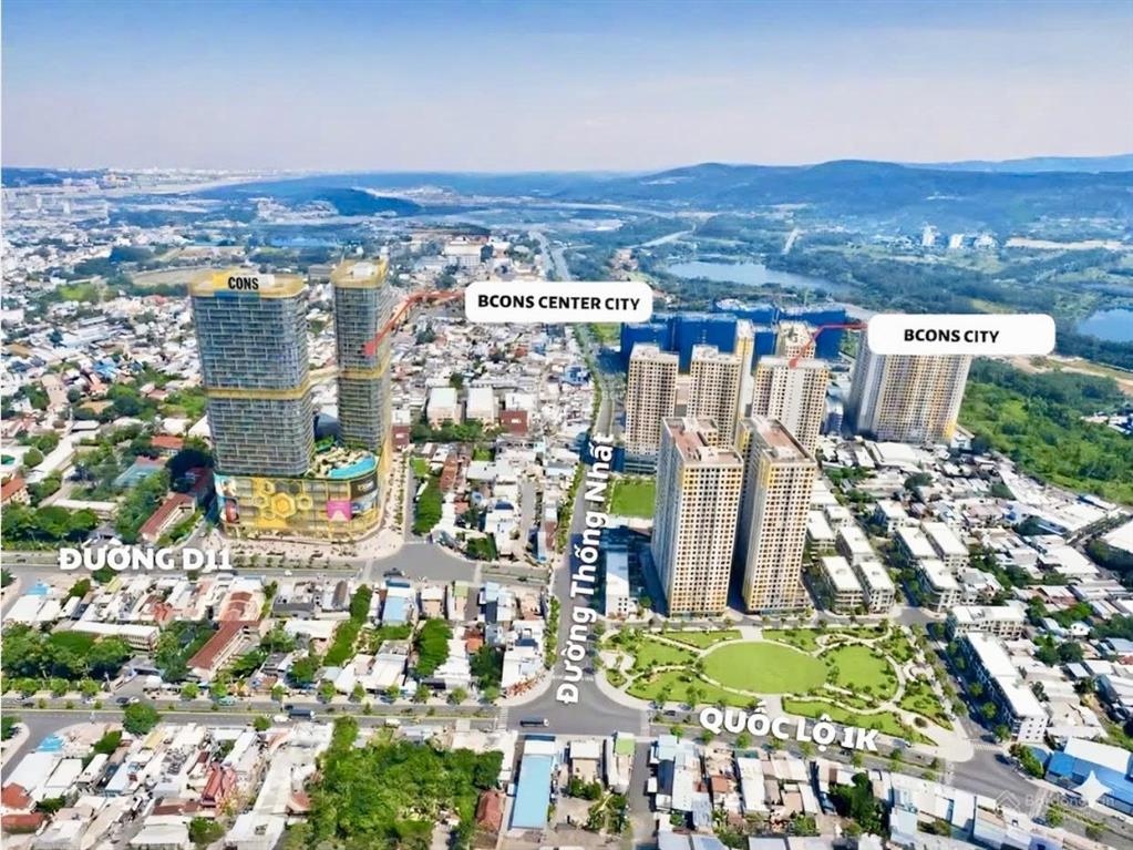 Thanh toán tiến độ 2.03 tỷ! chọn ngay căn hộ 2pn bcons kế bên làng đại học tp.hcm