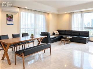 Cho thuê 3 phòng ngủ, lầu cao view sông đẹp, nội thất đầy đủ, giá 32 triệu/tháng