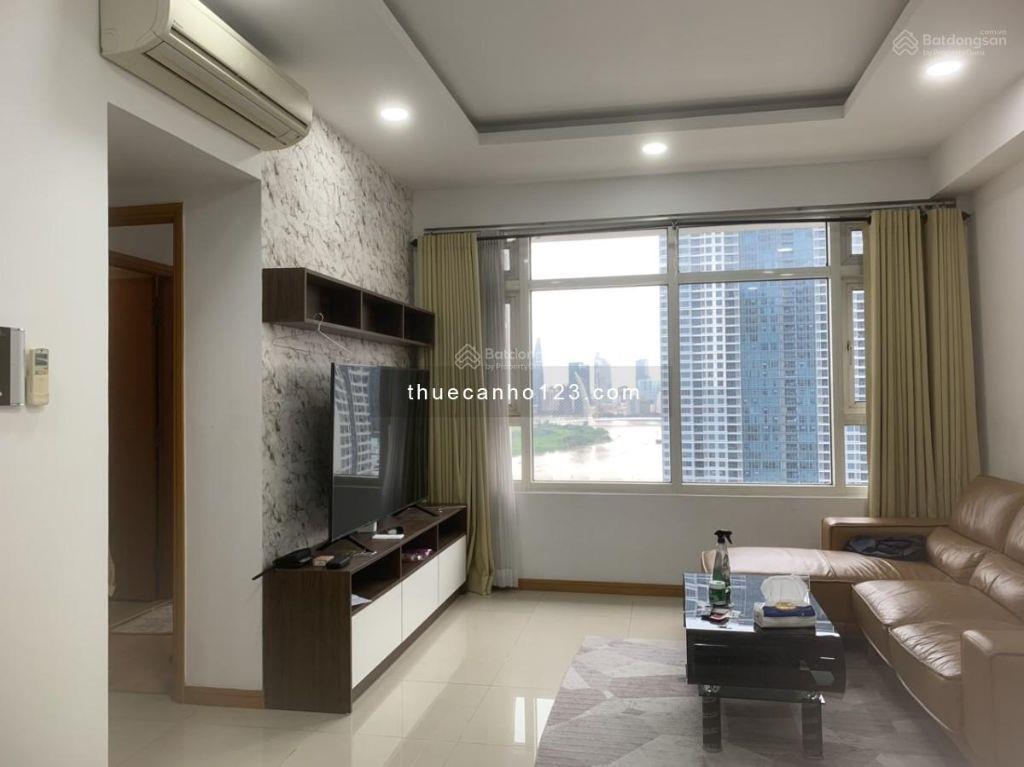 Cho thuê căn hộ saigon pearl, 2 phòng ngủ, lầu cao view sông, nội thất đầy đủ giá 19 triệu/tháng