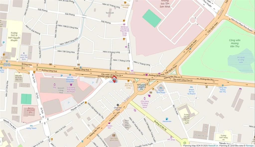 Tòa nhà building mặt tiền số 7 cộng hòa, p.4, tân bình, kết cấu 1 hầm 8 tầng